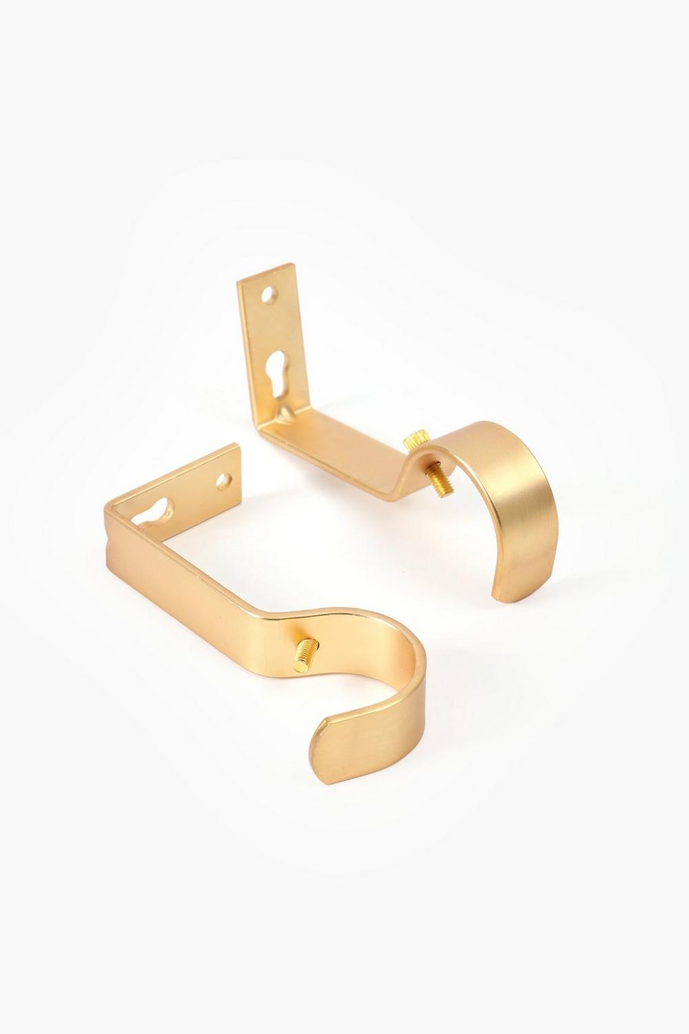 2 Pack Brushed Single Bracket 35mm