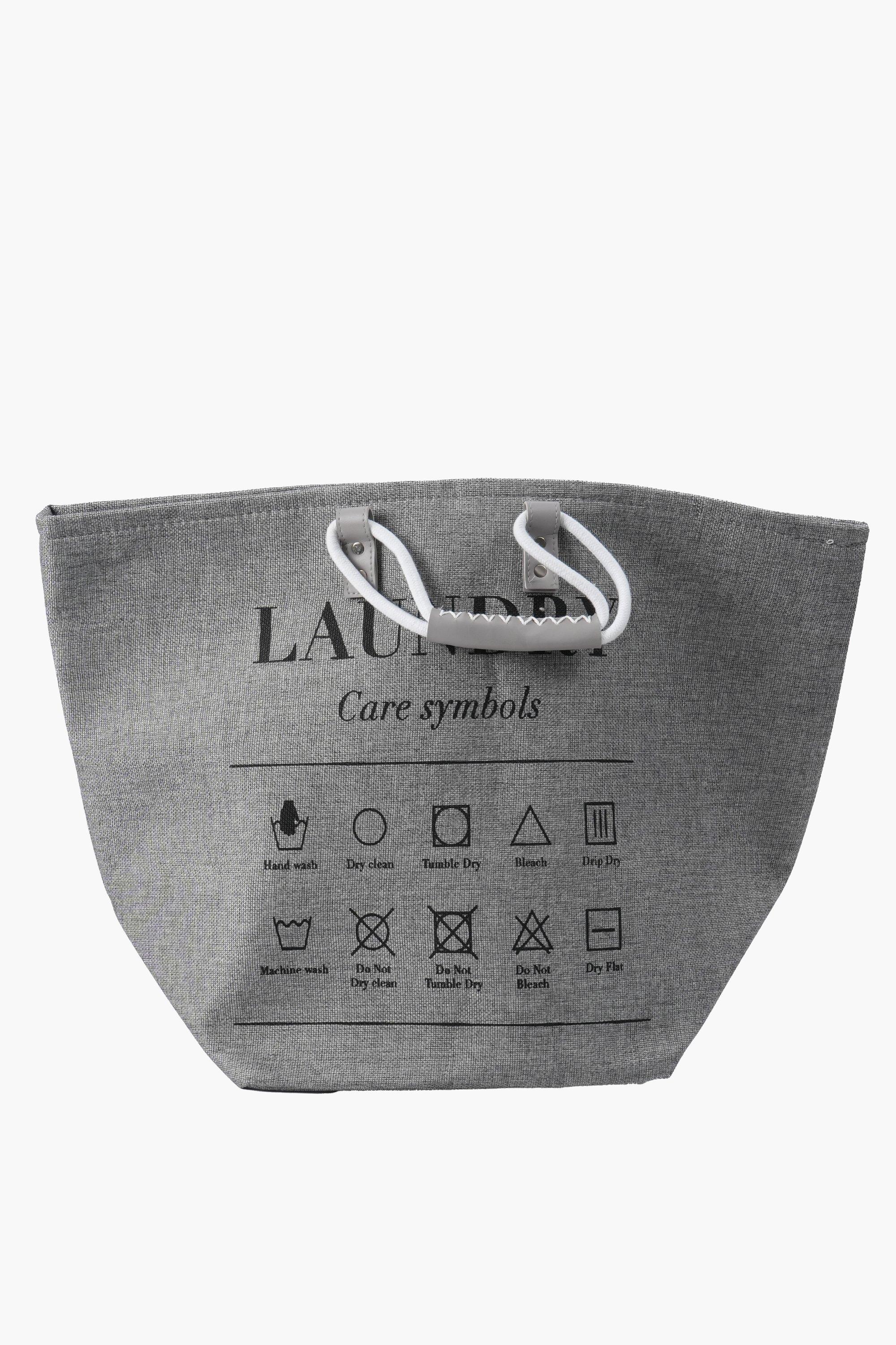 Paper Cloth Script Laundry Bag