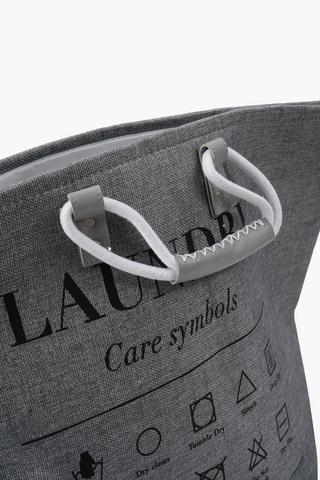 Paper Cloth Script Laundry Bag