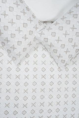 Soft Touch Clipped Diamond Duvet Cover Set