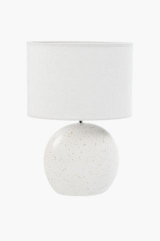 Ceramic Moon Shape Lamp Set, E14