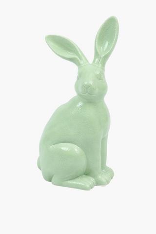 Seated Bunny Statue, 15.5x36.5cm