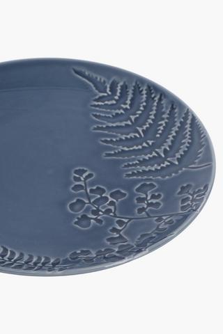 Embroidered Flower Side Plate