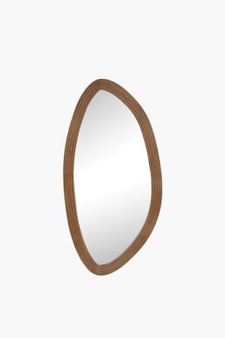 Organic Ridged Mirror, 50x100cm