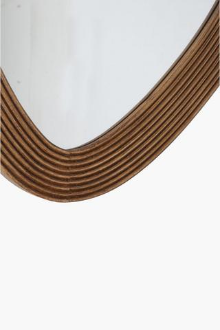 Organic Ridged Mirror, 50x100cm