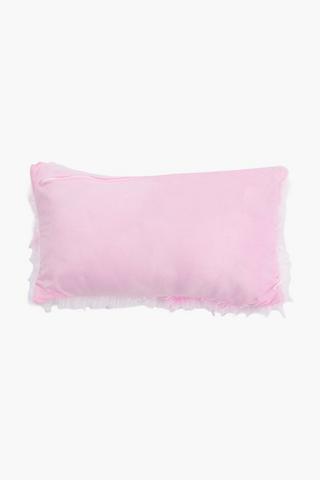 Faux Fur Tie Dye Scatter Cushion, 30x50cm