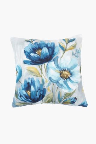 Printed Winnie Floral Scatter Cover, 50x50cm