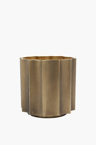 Metal Lantern Planter, 26x26cm