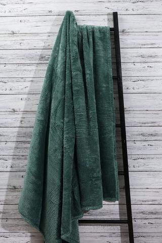 Long Pile Plain Blanket, 180x200cm