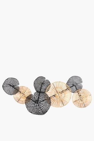 Dimensional Fronds Wall Art, 50x110cm