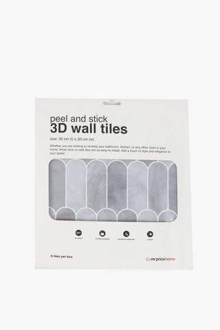 Scallop 3d Wall Tiles, 30cm