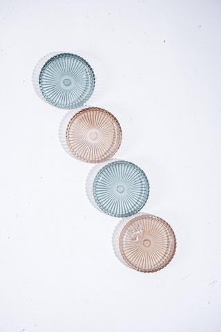 4 Pack Earthy Glass Coasters