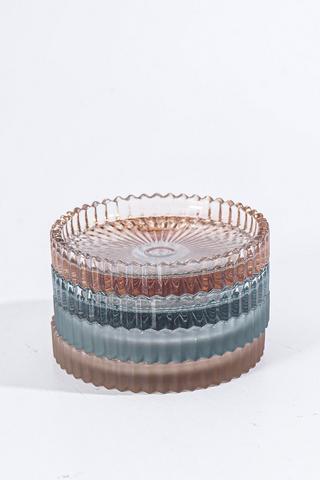4 Pack Earthy Glass Coasters