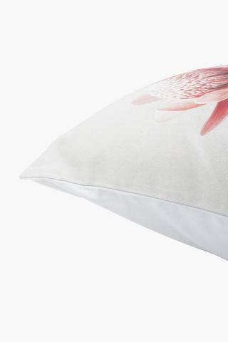 Printed Protea Hollie Scatter Cover Only, 60x60cm
