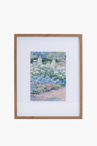 Framed Field Of Flowers, 40x60cm