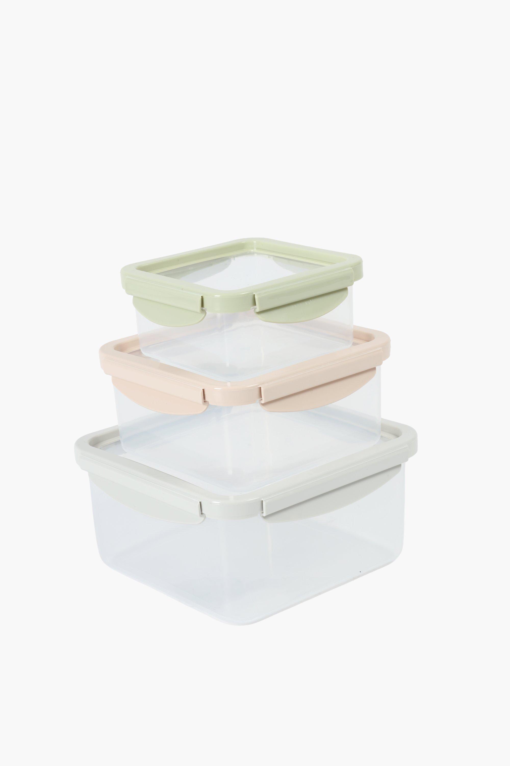 3 Pack Food Storage Containers