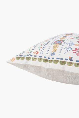 Printed Haltia Rows Scatter Cushion, 40x60cm