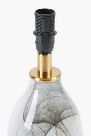 Glass Swirl Lamp Set, E14