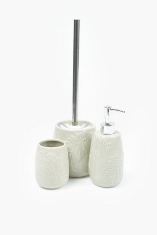 Dolomite Embossed Leaf Bath Tumbler