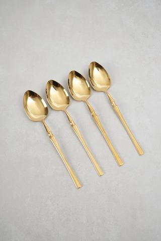 4 Pack Metallic Bone Tablespoons