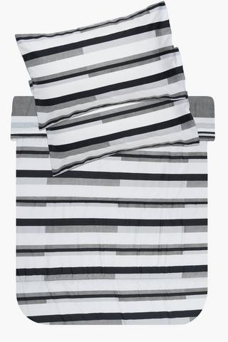 Soft Touch Elbert Stripe Comforter Set