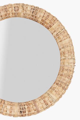 Round Woven Mirror, 60cm