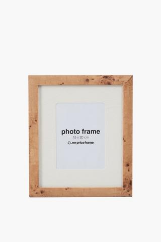 Burlwood Frame, 15x20cm