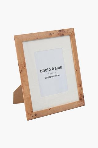 Burlwood Frame, 15x20cm
