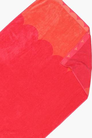 Cotton Jacquard Scallop Beach Towel, 85x160cm