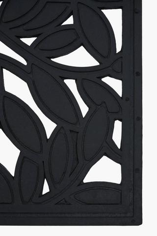 Leaves Rubber Stair Mat, 25x75cm