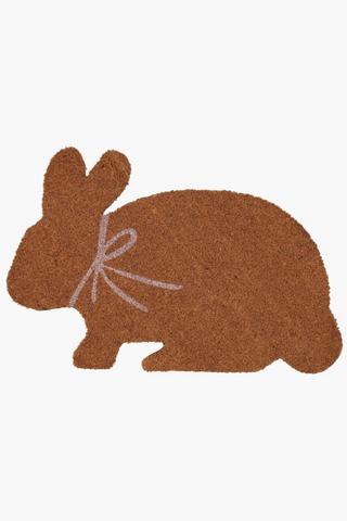 Coir Bunny Door Mat, 40x60cm