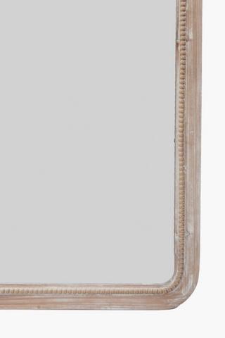 Rectangle Bobble Wooden Mirror, 80x120cm