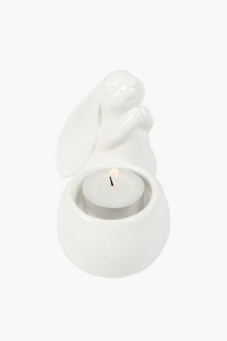 Standing Bunny Tealight Holder, 10x11.5cm