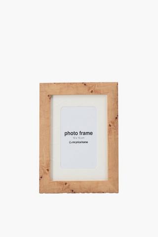 Burlwood Frame, 10x15cm