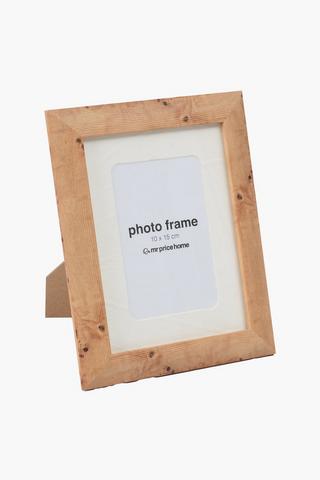 Burlwood Frame, 10x15cm