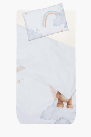 Polycotton Benny Bear Duvet Cover Set