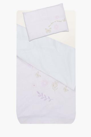 Polycotton Emma Butterfly Duvet Cover Set
