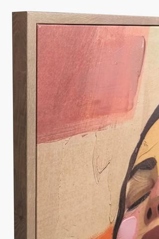 Hand Painted Lady Canvas, 50x70cm