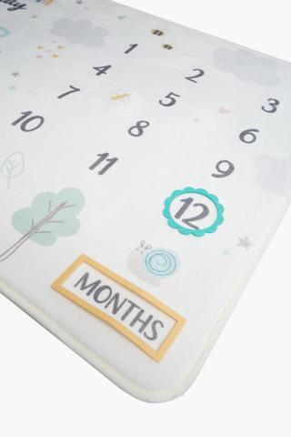 Baby Milestone Rug, 70x110cm