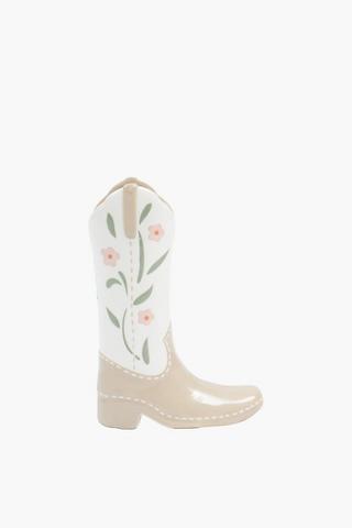 Cowboy Boot Vase, 18x26cm
