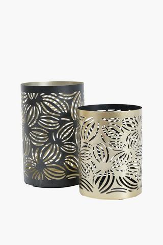 Floral Cut Out Hurricane, 9x12cm