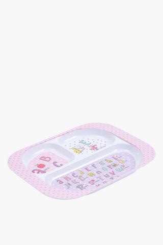 Abc Melamine 3 Division Tray