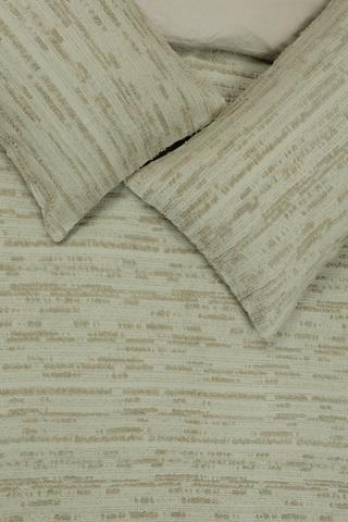 Premium Cotton Tufted Stripes Duvet Cover Set