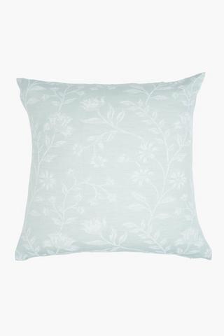Jacquard Floral Scatter Cushion Cover, 60x60cm