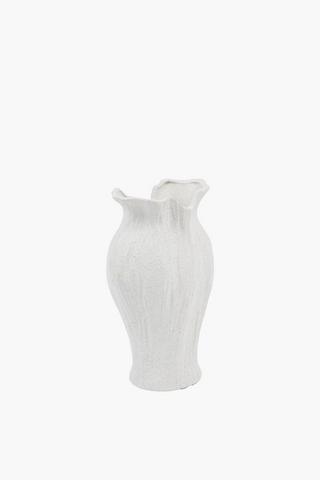 Textured Flower Vase, 17x28cm