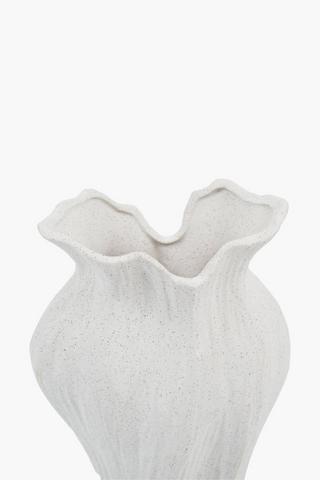 Textured Flower Vase, 17x28cm