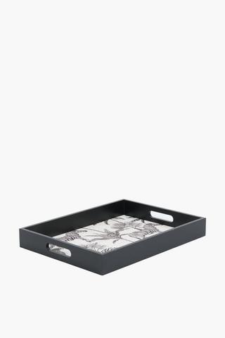 Zebra Decor Tray, 40x30cm