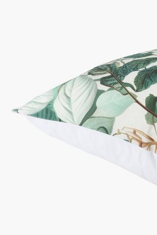 Printed Vega Leaf Scatter Cover Only, 60x60cm