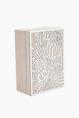 Cut Out Protea Box, 26x19cm
