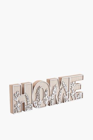 Home Standing Sign, 38x11cm